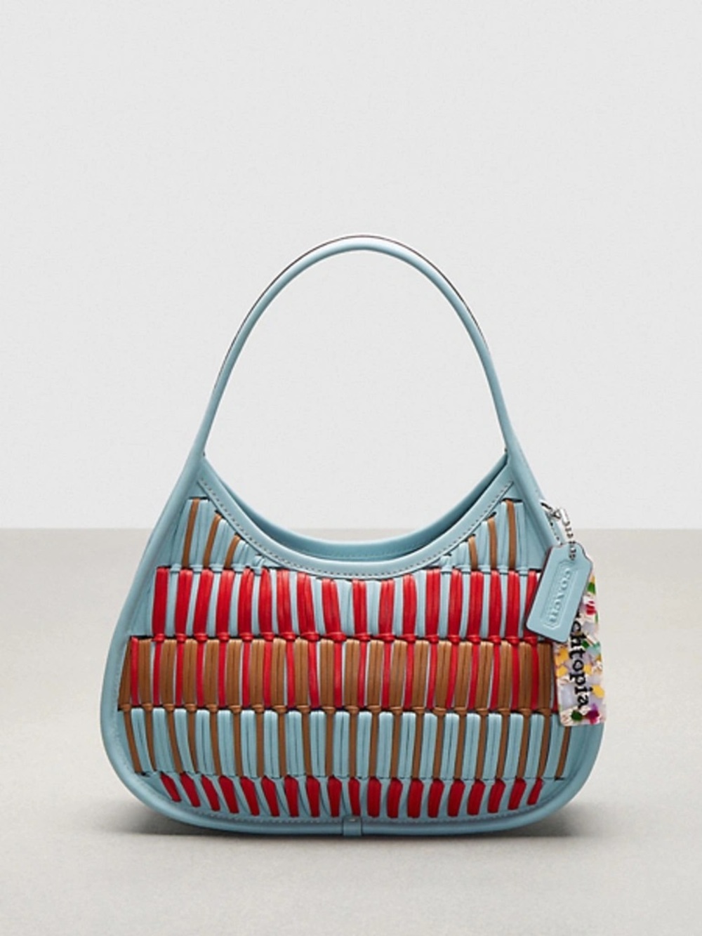 Coach Ergo Bag In Basket-Weave Upcrafted Leather